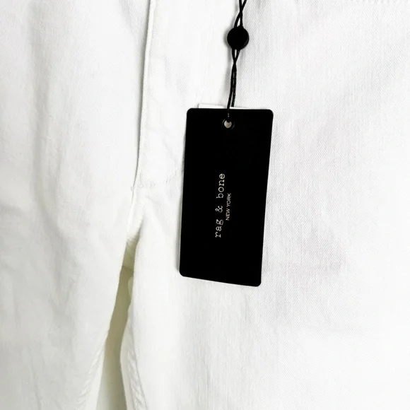 NWT Rag & Bone Fit 2 Slim Fit Jeans in Optic White Size 29